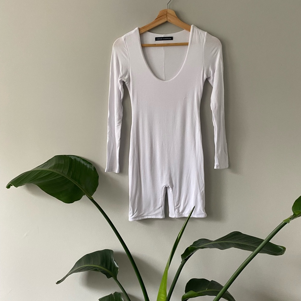 Naked Wardrobe “Scoop Me Up Romper”